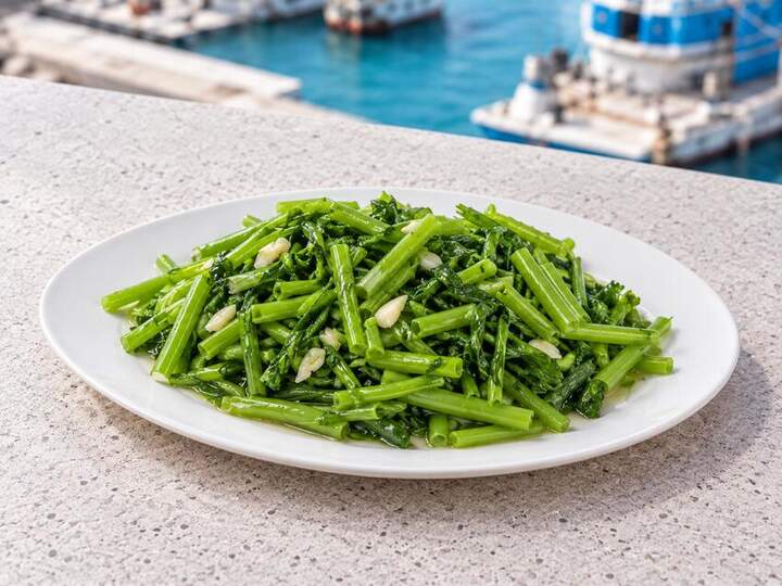 炒蒜香空心菜