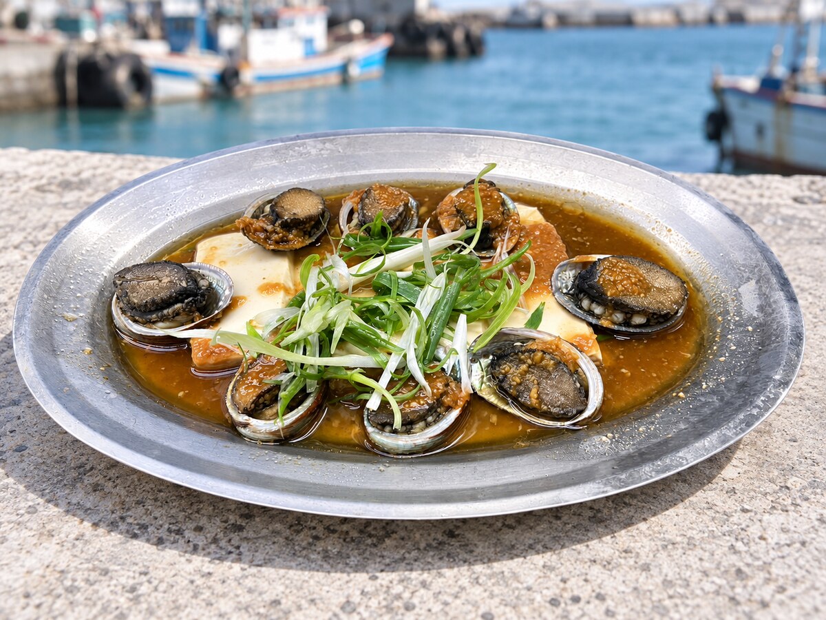 蒜泥蒸鮑魚